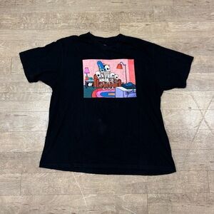 The Simpsons Treehouse of Horror Halloween Black Graphic T Shirt Size 2X
